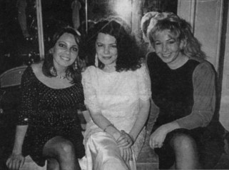 Claudia with sisters Laurie and Jane