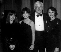 receiving Gilda's Club award