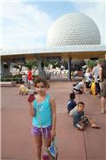 Waiting at Epcot Gate