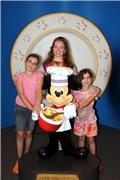 Posed photo at Chef Mickey's