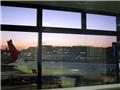 Sunset at Narita Airport, while waiting for my flight to Singapore