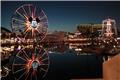 Paradise Pier at dusk