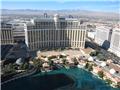 View of The Bellagio from the Eiffel Tower at Paris Casino