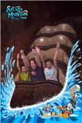 We had a log all to ourselves on a late ride of Splash Mountain