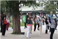 Exercising at Temple of Heaven Park