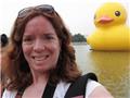 Selfie with a Giant Rubber Ducky at the Summer Palace