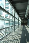 Empty Petronas Towers bridge