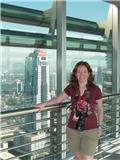 On the Petronas Towers bridge