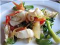 Sauteed Squid with Onion and Vegetables