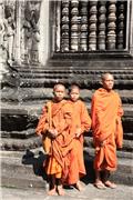 Young monks at Angkor Wat