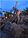New Fantasyland at dusk