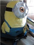 Minion on the plane home
