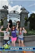 Monsters University topiary
