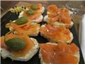 Smoked salmon appetizer that I made my dinner