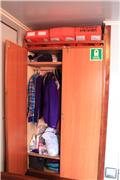 After I unpacked, my side of the closet was very purple