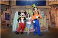 Meeting Mickey and Goofy