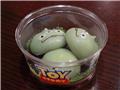 Dinner at Dinner at New York Deli: Little green men mochi