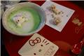 Hello Kitty Tea House- maccha latte