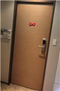 Hello Kitty hotel room door