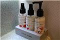 Hello Kitty airplane bathroom toiletries