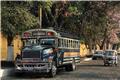 Sunday morning in Antigua: Chicken Bus