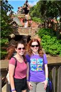 In front of Splash Mountain