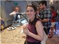 Megan and her ice cream from L'Artisan Des Glaces