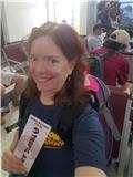 Selfie waiting to fly back to Belize City
