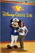 Excited to pose with Captain Mickey