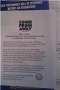 Come From Away playbill insert