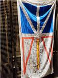 Newfoundland flag backstage at Come From Away