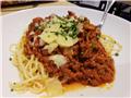 Spaghetti bolognese at the airport