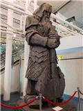 Auckland Airport- dwarf statue from The Hobbit