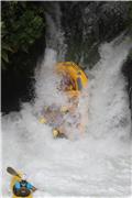 White water rafting: 23 ft waterfall