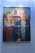 Jelly bean American Gothic
