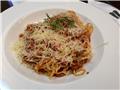Room service Spaghetti Bolognese