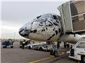 Air Astana snow leopard plane