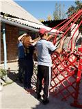 Building a yurt