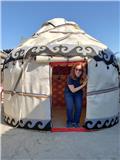 Completed yurt