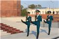 Changing of the guards at the Official Kyrgyz Flagpole