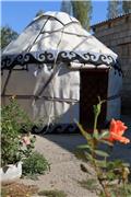 Completed yurt