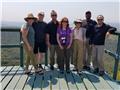 Group photo on crater drive viewing deck