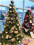 Trim-A-Tree for Charity decorated by Canadian Air Transport Security Authority